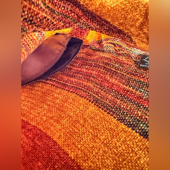 LOOMINUS Weavers 90s ARTIST L XL 1X Handwoven Art- Sweater Coat Jacket - Picture 8 of 16